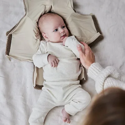 Novy gemakkelijk aantrekbaar jasje Teddy Dark brown
