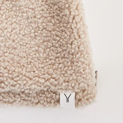 Novy gemakkelijk aantrekbaar jasje Teddy Beige