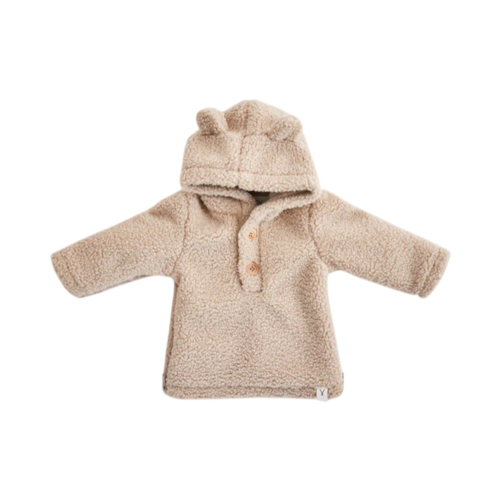 Novy gemakkelijk aantrekbaar jasje Teddy Beige