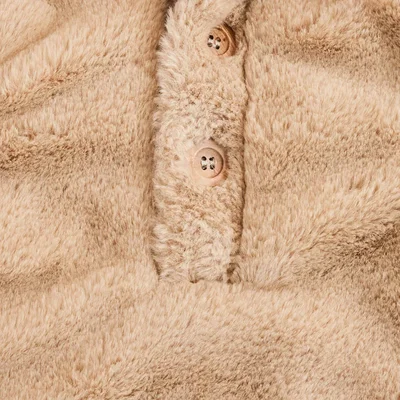 Novy gemakkelijk aantrekbaar jasje Fluffy Brown