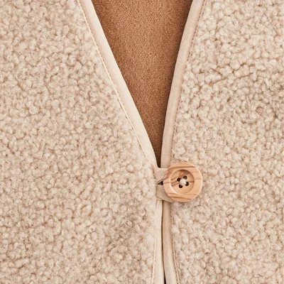 Bobby Gilet Teddy Beige