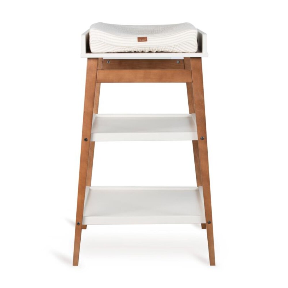 Luiertafel hip Clay/walnut