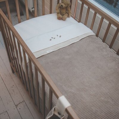 Wiegdeken teddy Vik 75x100 cm clay