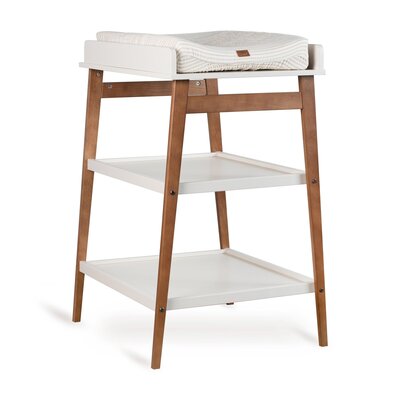 Luiertafel hip Clay/walnut
