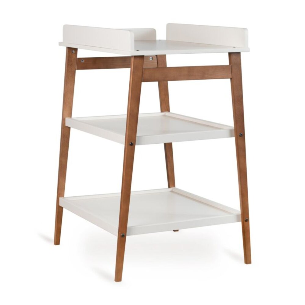 Luiertafel hip Clay/walnut
