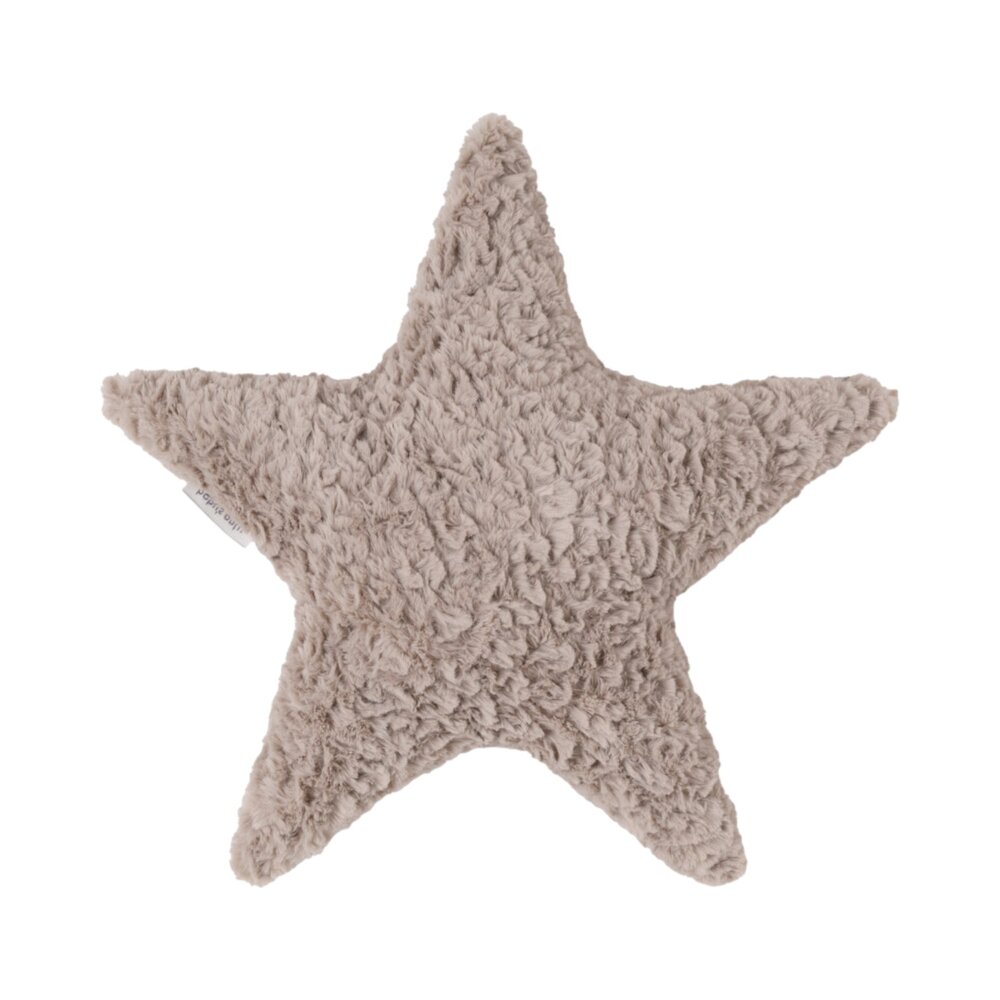 Kussen ster Snow 45x40 cm Taupe
