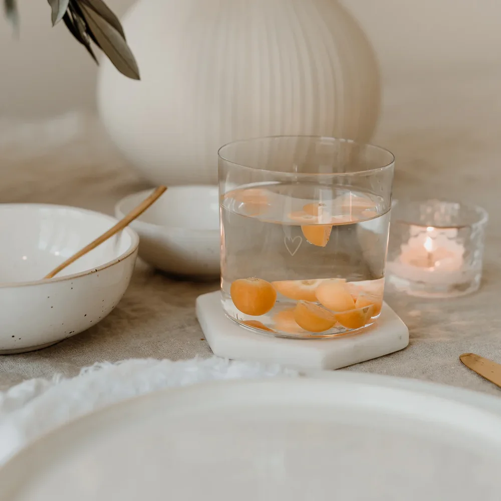 Glas - Hartje - Set van 2