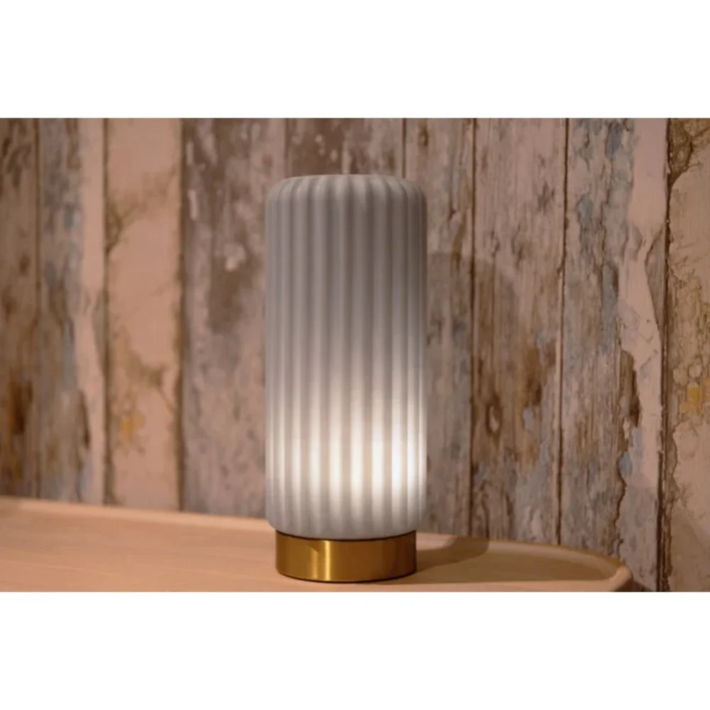 Dentelles tafellamp Tall Goud/blueberry
