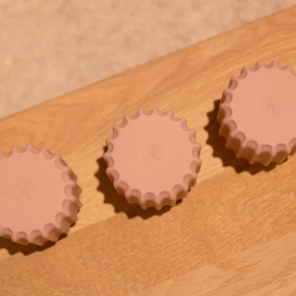Dentelles tafellamp Mini - set van 3 Goud/strawberry