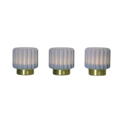 Dentelles tafellamp Mini - set van 3 Goud/blueberry