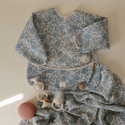 Slab met lange mouwen Blue flowers