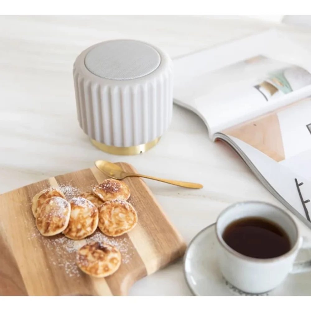 Dentelles speaker met licht Grijs