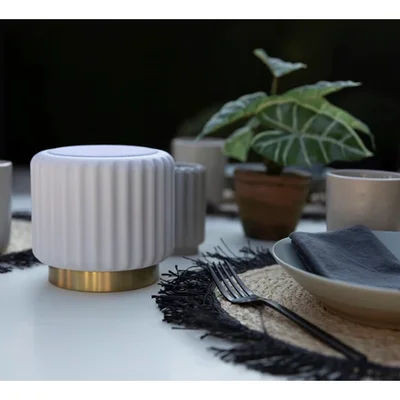 Dentelles speaker met licht Grijs