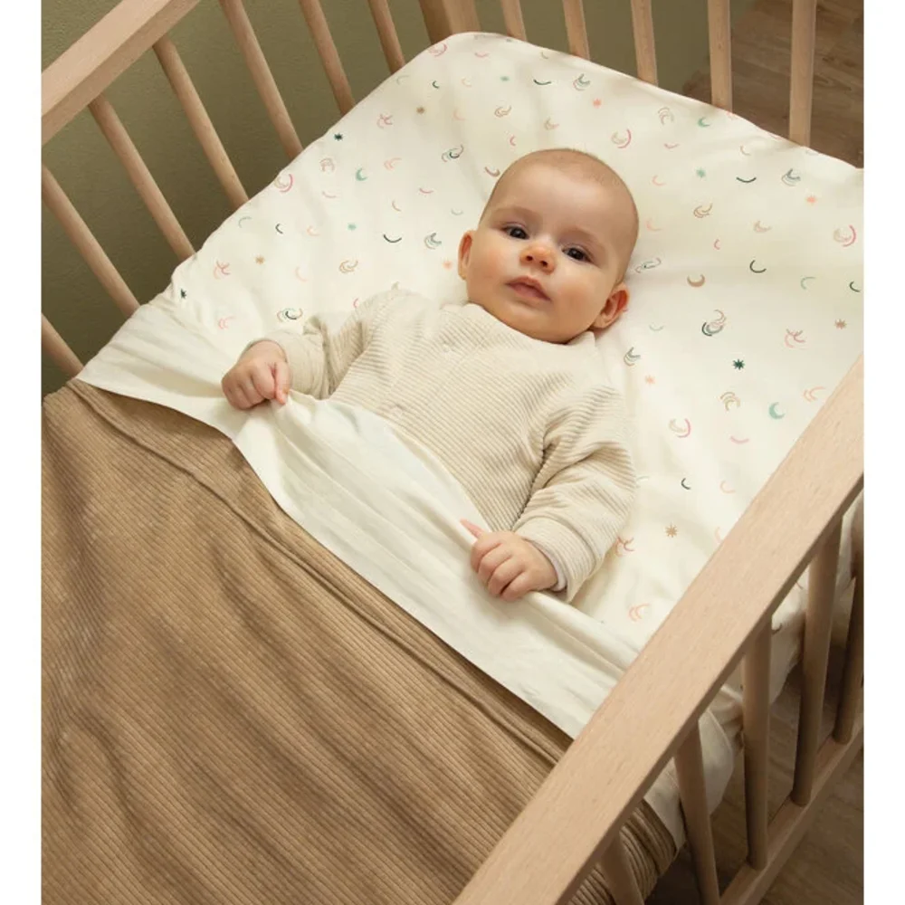 Deken - Rib stof - 60x120 Urban Taupe