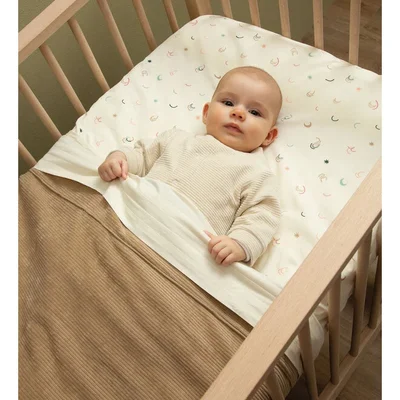 Deken - Rib stof - 60x120 Urban Taupe
