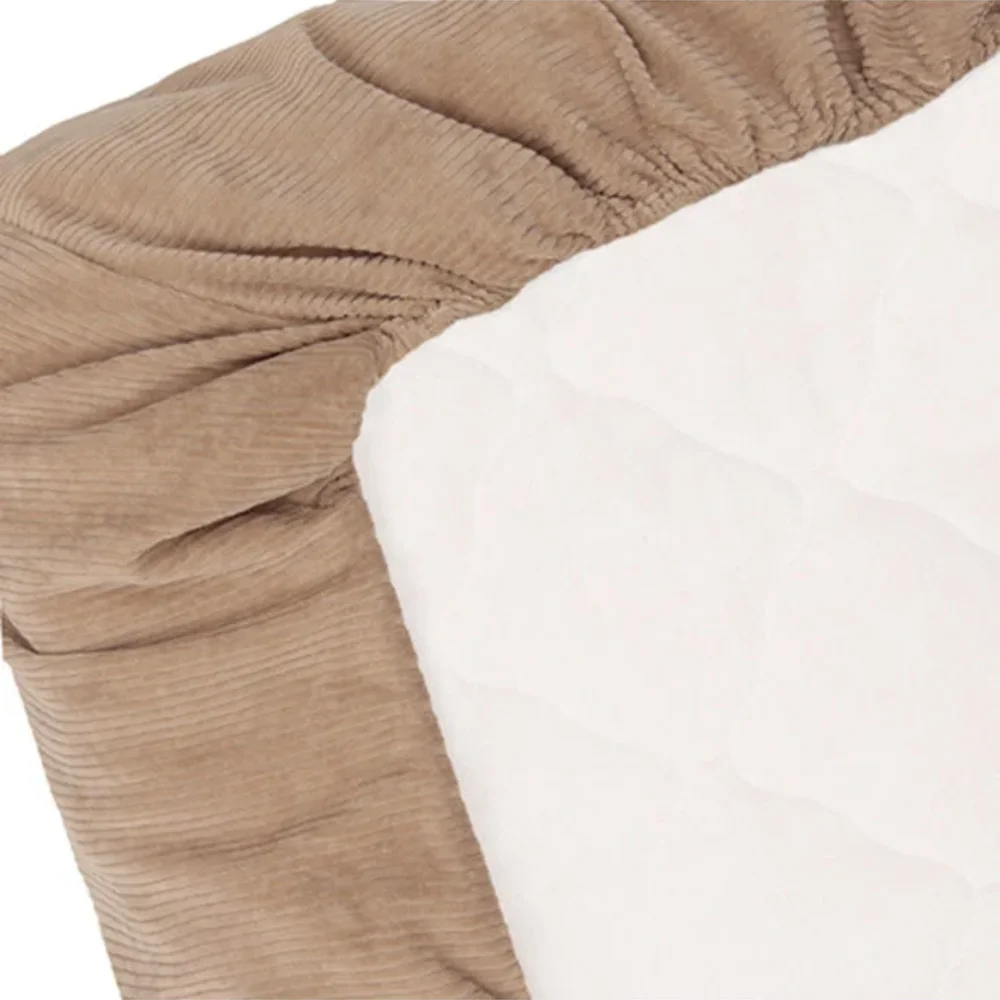 Deken - Rib stof - 60x120 Urban Taupe