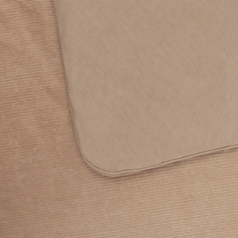 Deken - Rib stof - 60x120 Urban Taupe