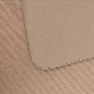 Deken - Rib stof - 60x120 Urban Taupe