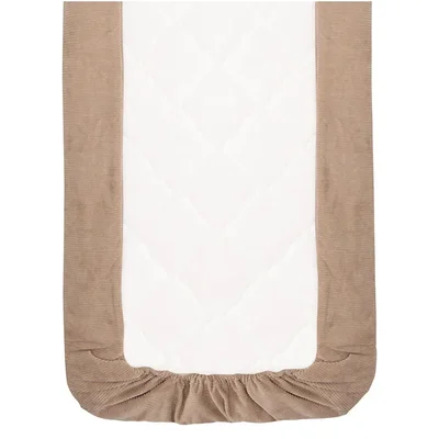 Deken - Rib stof - 60x120 Urban Taupe