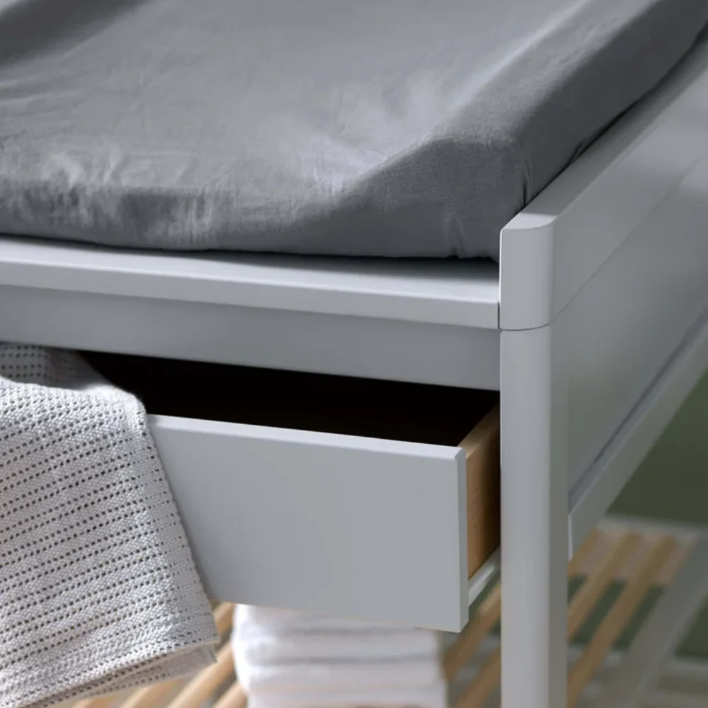 Verzorgingstafel duo Soft Grey/wax