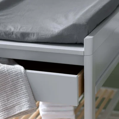 Verzorgingstafel duo Soft Grey/wax