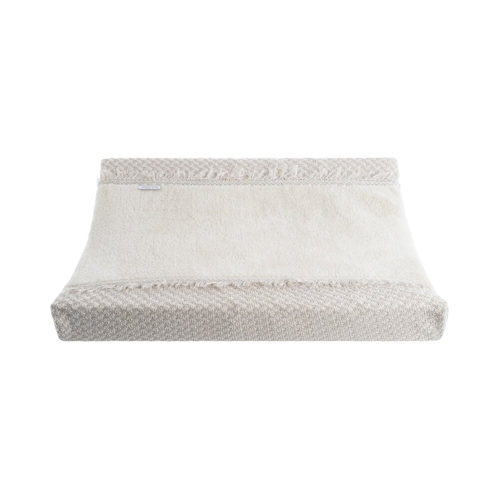 Aankleedkussenhoes Happiness - 45x70 urban taupe/ecru Aankleedkussenhoes Happiness - 45x70 urban taupe/ecru