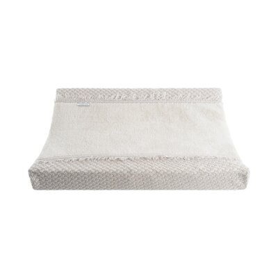 Aankleedkussenhoes Happiness - 45x70 urban taupe/ecru