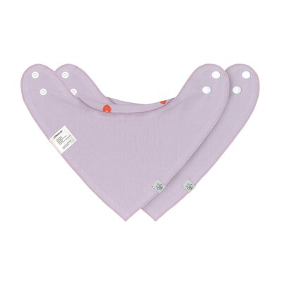 Waterproof bandana - Hartje - Set van 2 Lavendel