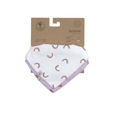 Waterproof bandana - Hartje - Set van 2 Lavendel