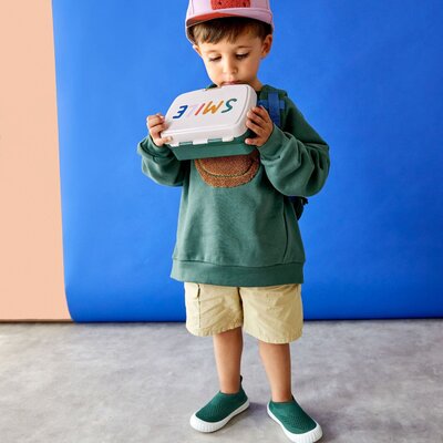 Lunchset - SMILE Milky / Green