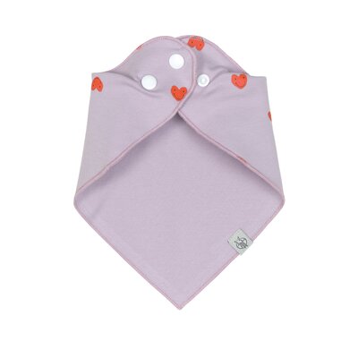 Waterproof bandana - Hartje - Set van 2 Lavendel