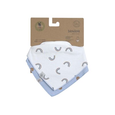 Waterproof bandana - SMILE - Set van 2 Sky Blue