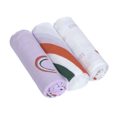 Hydrofiel doek - 80x80cm - Set van 3 Lavendel