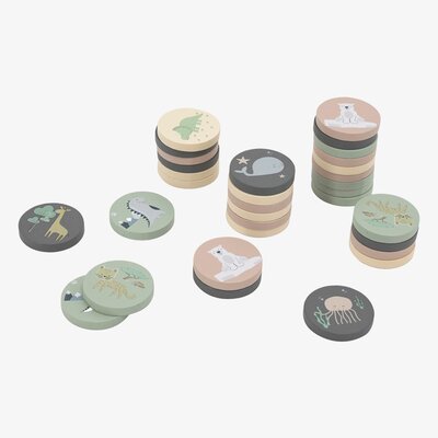 Houten memory - Jungle
