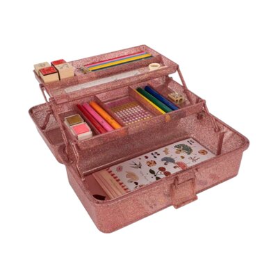 Creative art caddy Glitter rose