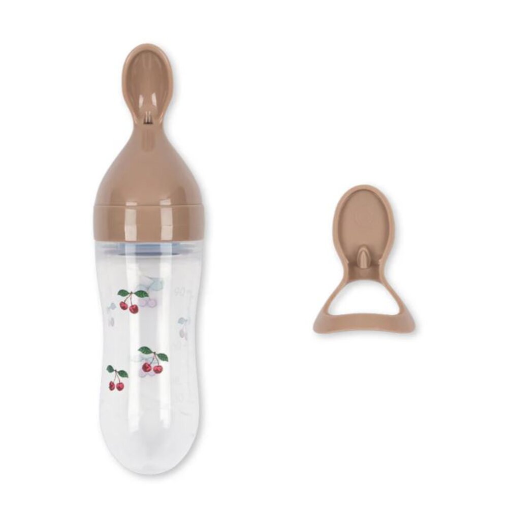 Food feeding set cherry blush