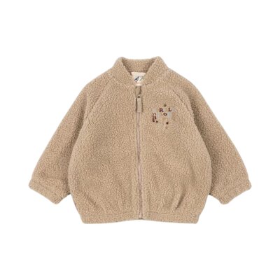 Jazz teddy bomber jacket GRS Oxford tan