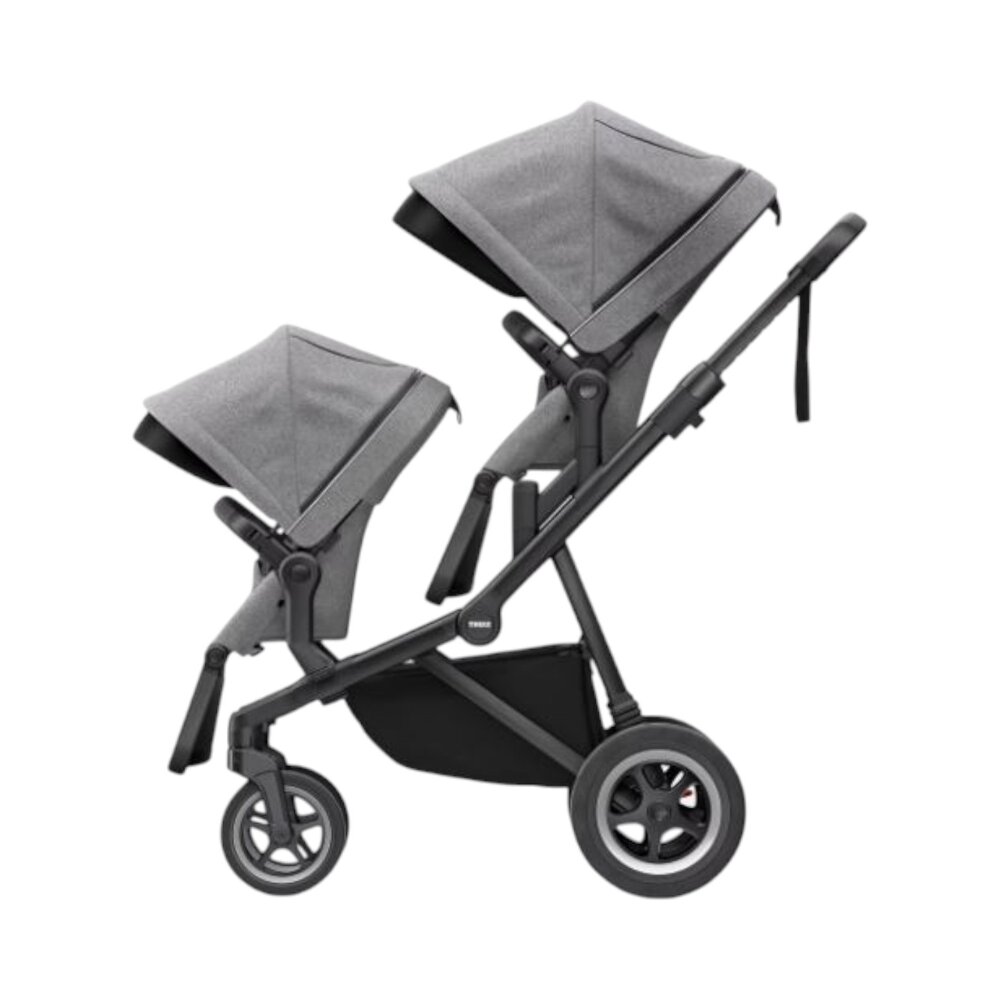 Sleek (excl. draagmand) Grey melange/black