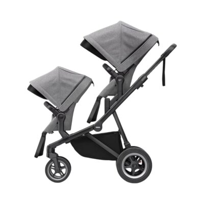Sleek (excl. draagmand) Grey melange/black