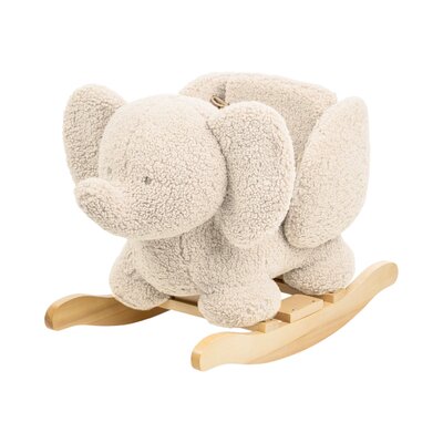 Schommelpaard Teddy olifant Taupe