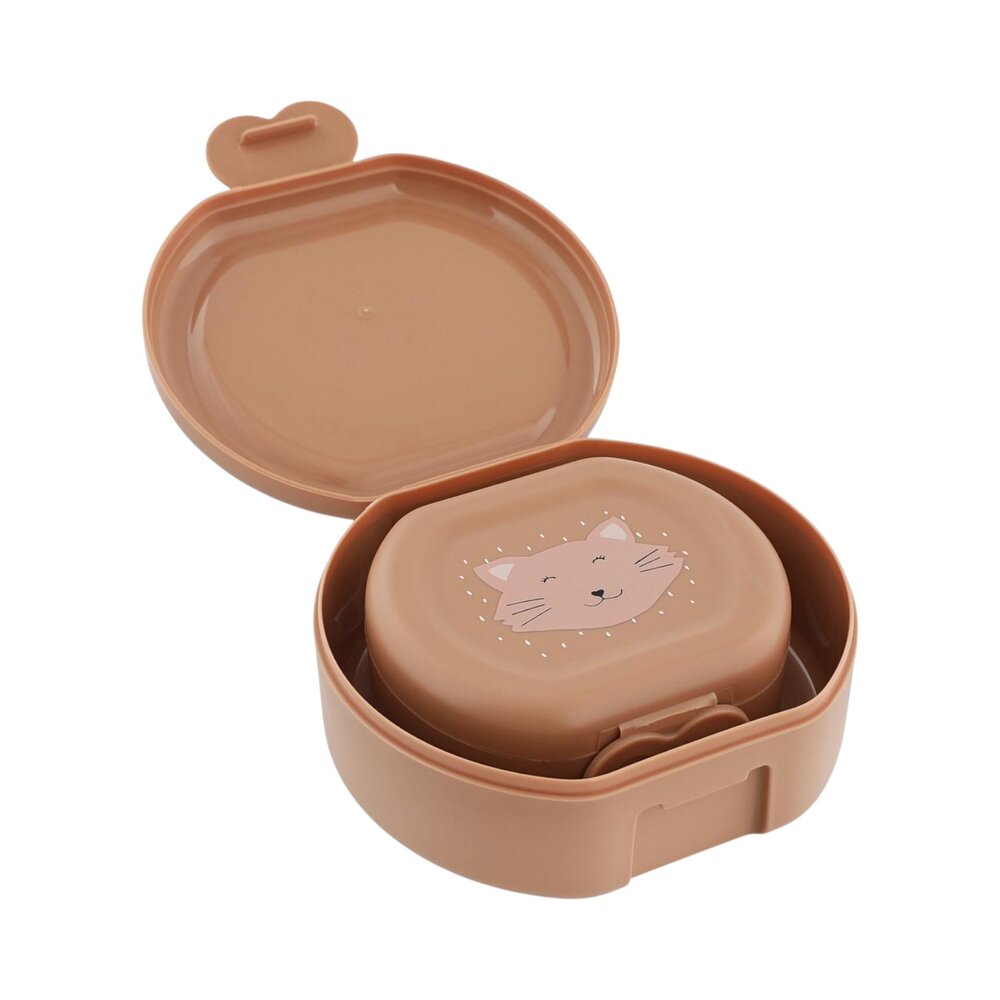 Snackbox met clip - 2 stuks Mrs. cat