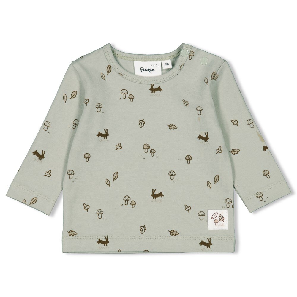 T-shirt Little forest friends Mint