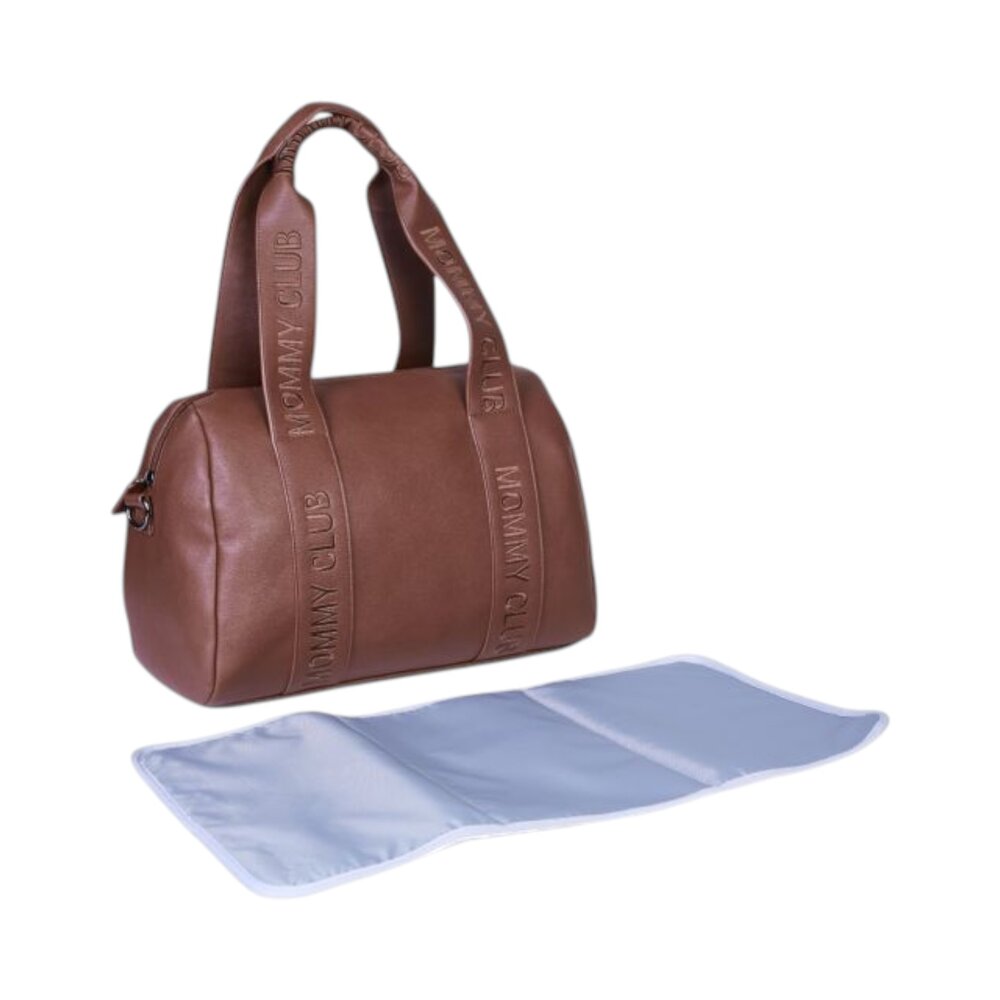 Mommy Club verzorgingstas - Signature simili leder Donker bruin