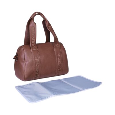 Mommy Club verzorgingstas - Signature simili leder Donker bruin