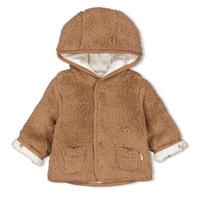 Jasje omkeerbaar little forest friends Taupe