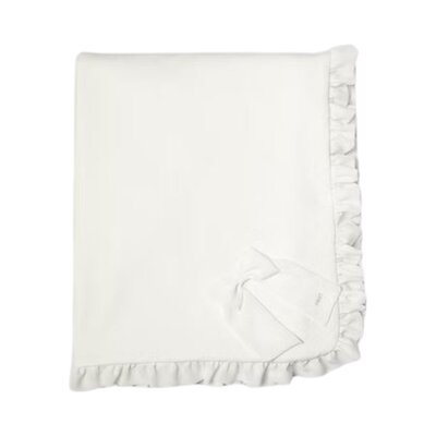 Dekentje met strikje COUTURE Off white