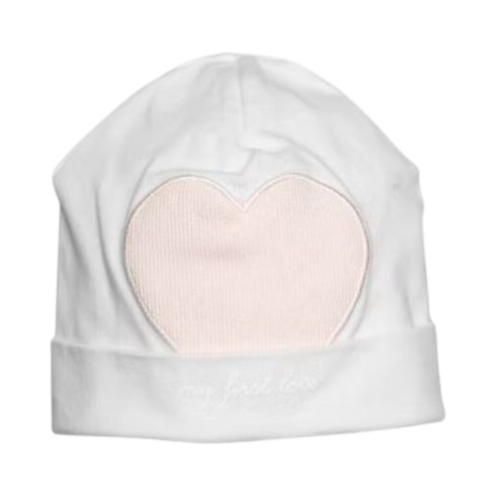 Muts met hartje White/blush Pink