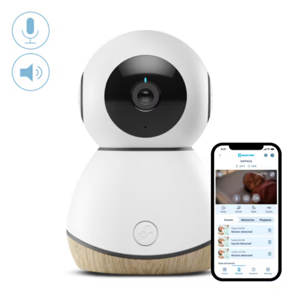 See baby monitor white