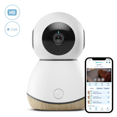 See baby monitor white