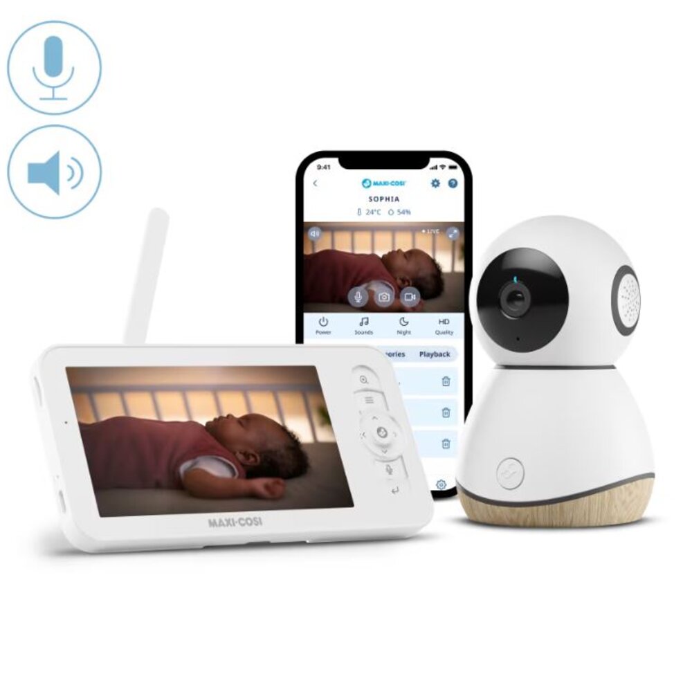 See pro baby monitor white